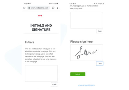 Request Initials Signature Image